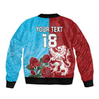 Custom British Lions Waratahs Sleeve Zip Bomber Jacket Unique Style - Aussie Hoodie