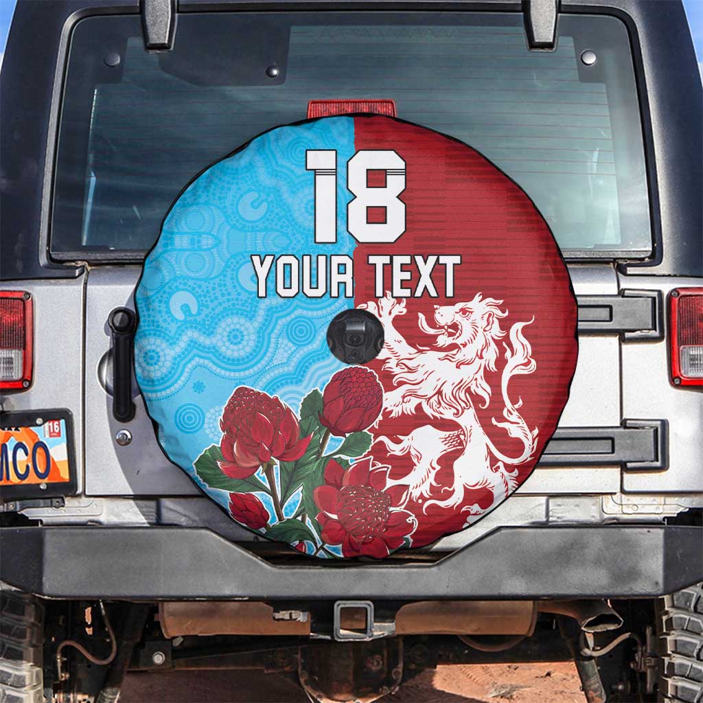 Custom British Lions Waratahs Spare Tire Cover Unique Style - Aussie Hoodie