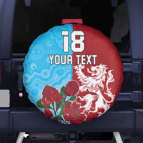 Custom British Lions Waratahs Spare Tire Cover Unique Style - Aussie Hoodie