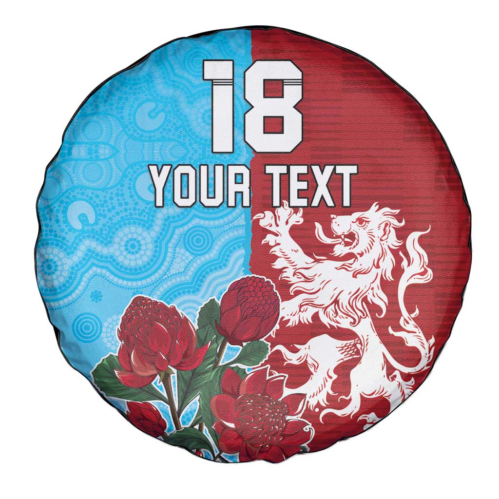 Custom British Lions Waratahs Spare Tire Cover Unique Style - Aussie Hoodie