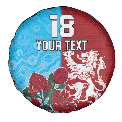 Custom British Lions Waratahs Spare Tire Cover Unique Style - Aussie Hoodie