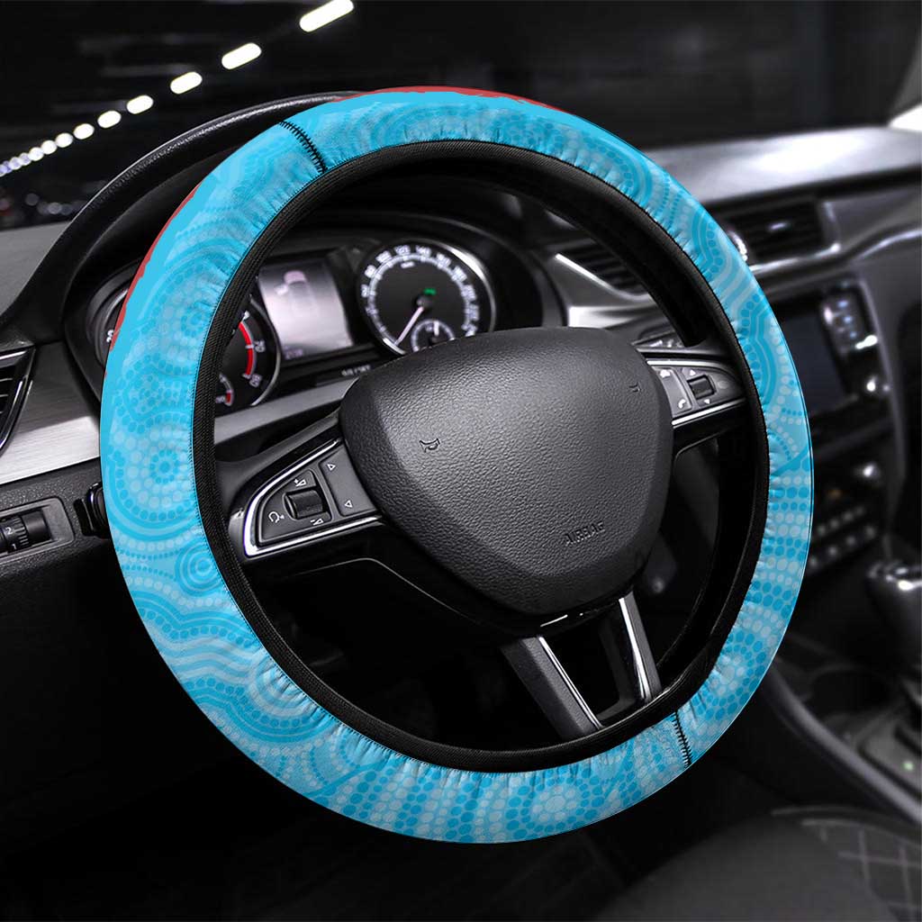 British Lions Waratahs Steering Wheel Cover Unique Style - Aussie Hoodie