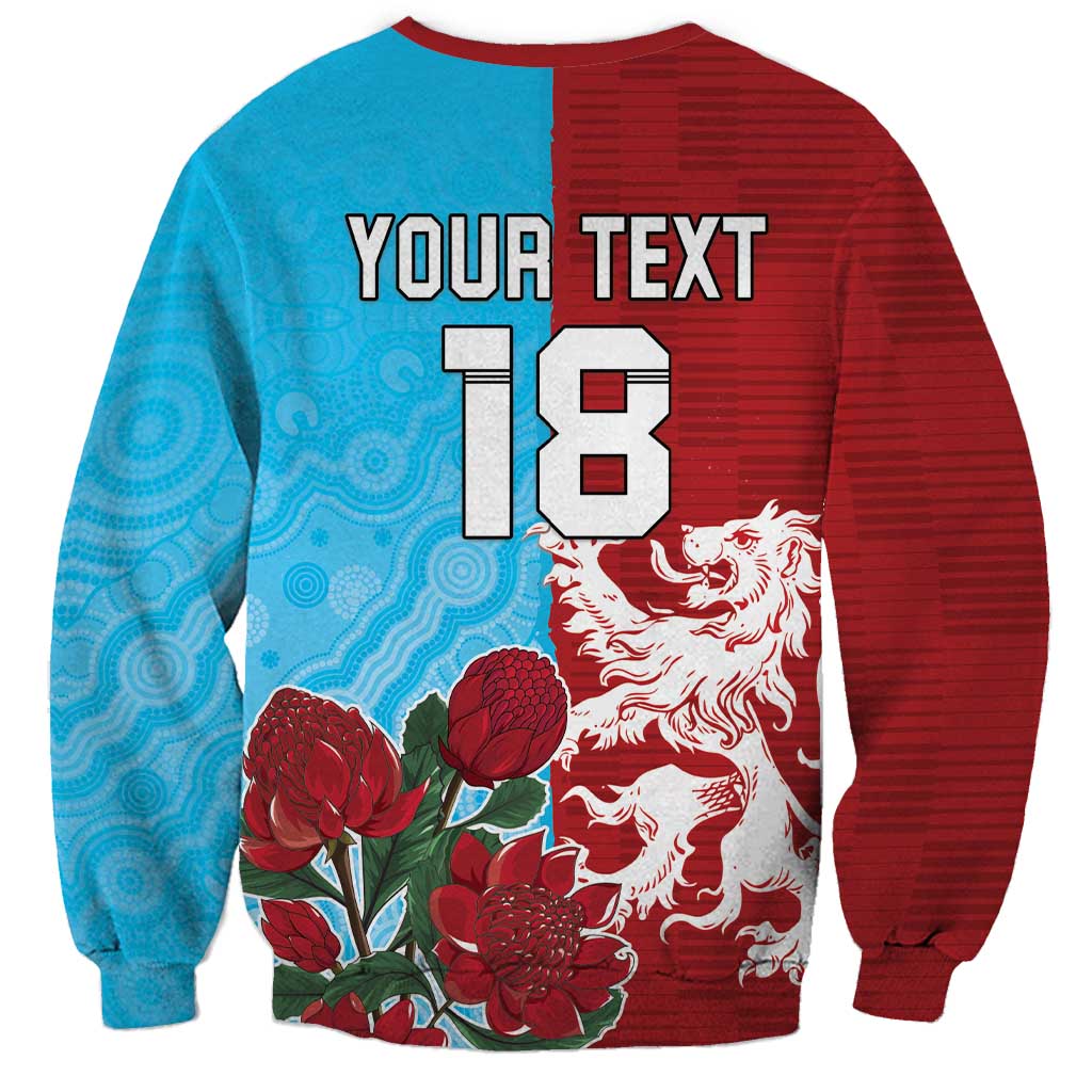 Custom British Lions Waratahs Sweatshirt Unique Style - Aussie Hoodie