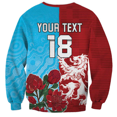 Custom British Lions Waratahs Sweatshirt Unique Style - Aussie Hoodie