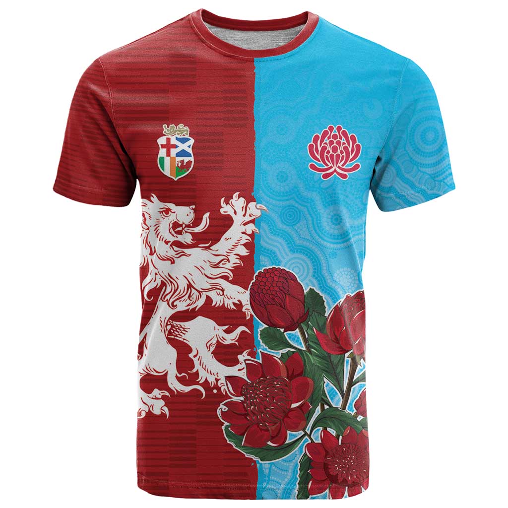 Custom British Lions Waratahs T Shirt Unique Style - Aussie Hoodie
