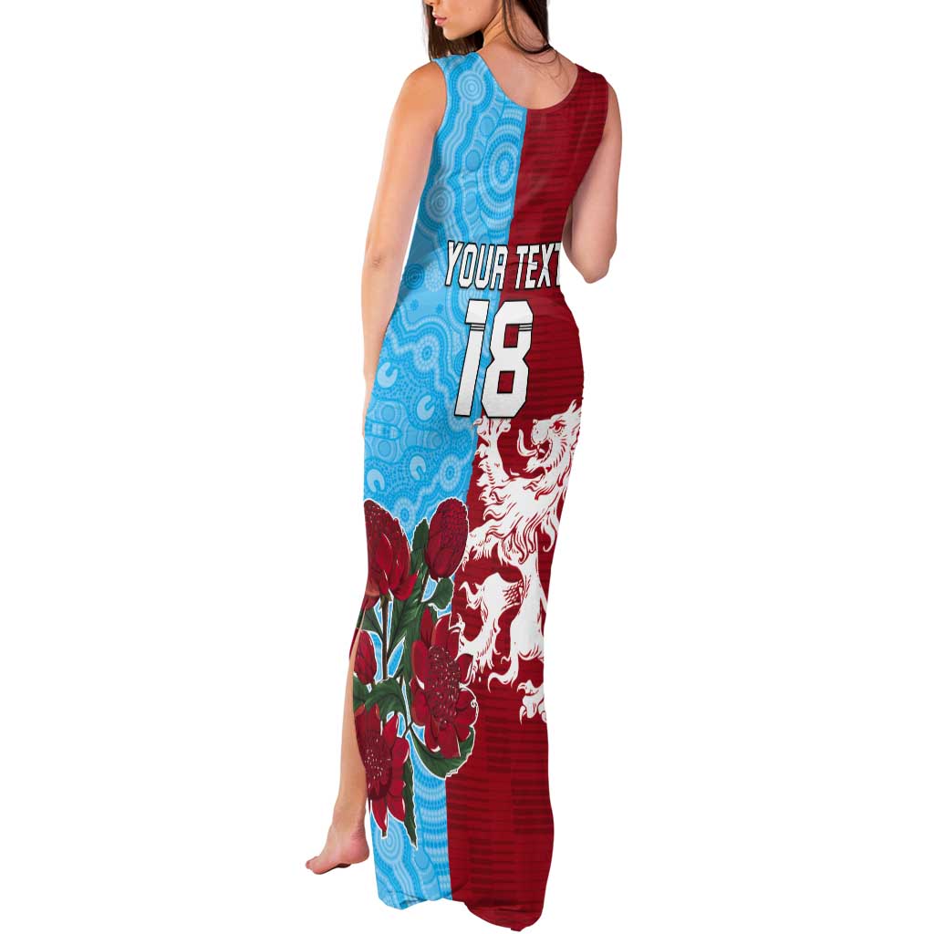 Custom British Lions Waratahs Tank Maxi Dress Unique Style - Aussie Hoodie