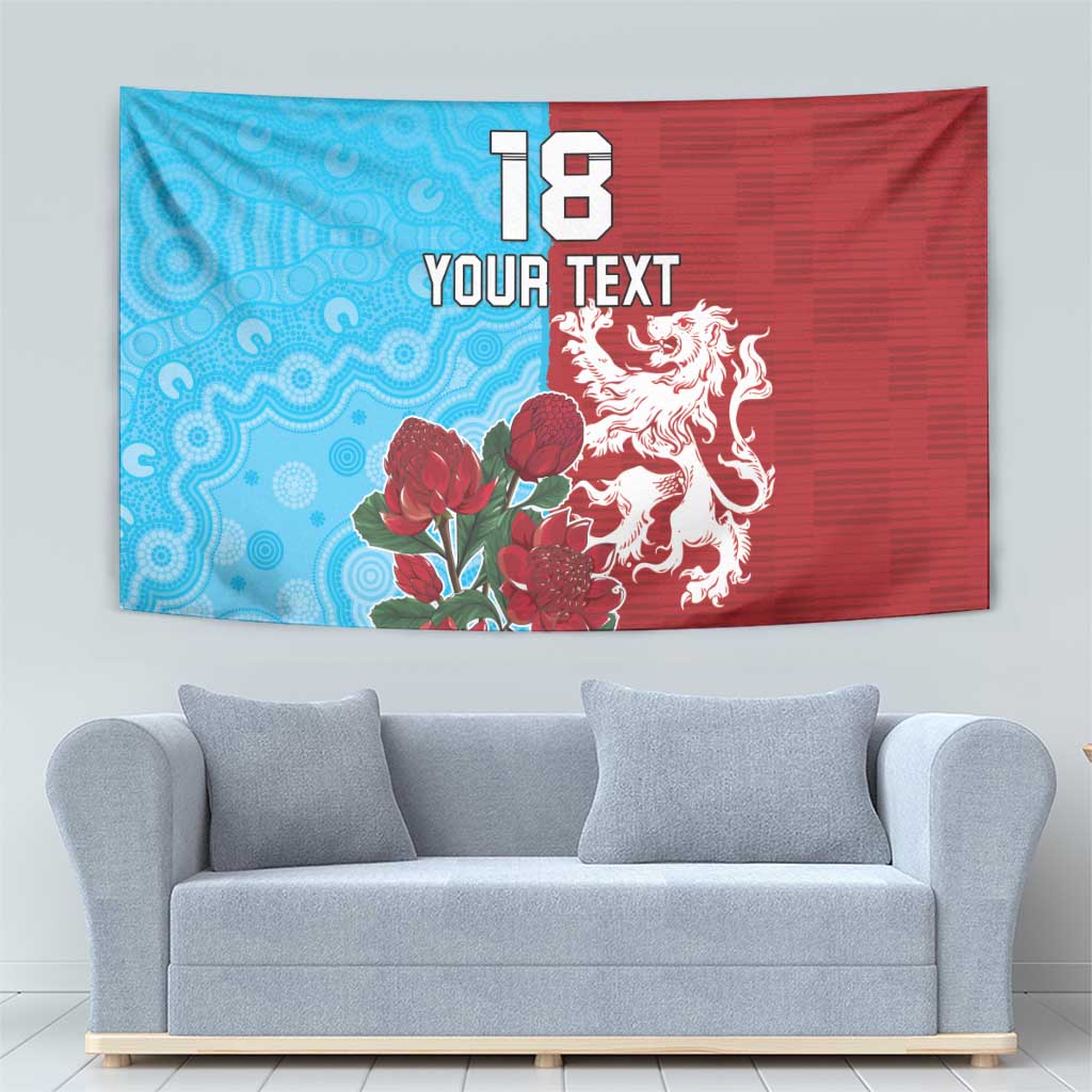 Custom British Lions Waratahs Tapestry Unique Style - Aussie Hoodie