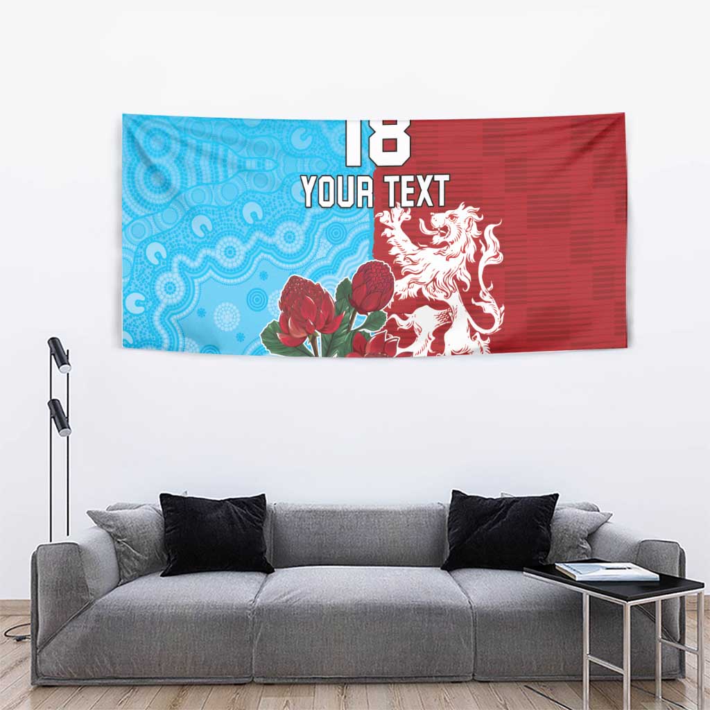 Custom British Lions Waratahs Tapestry Unique Style - Aussie Hoodie