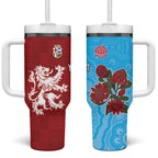 Custom British Lions Waratahs Tumbler With Handle Unique Style - Aussie Hoodie