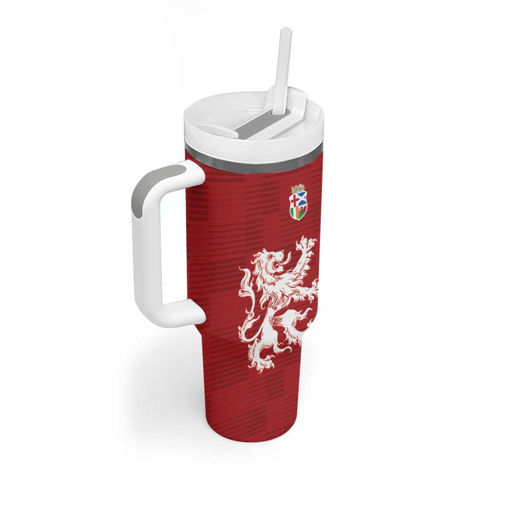 Custom British Lions Waratahs Tumbler With Handle Unique Style - Aussie Hoodie