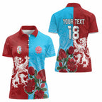 Custom British Lions Waratahs Women Polo Shirt Unique Style - Aussie Hoodie