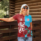 Custom British Lions Waratahs Women Polo Shirt Unique Style - Aussie Hoodie
