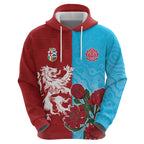 Custom British Lions Waratahs Zip Hoodie Unique Style - Aussie Hoodie