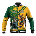 Personalized Rugby South Africa Australia Baseball Jacket Springboks Wallabies Mascot Go Champions - Aussie Hoodie