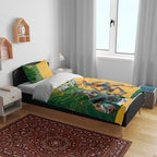 Personalized Rugby South Africa Australia Bedding Set Springboks Wallabies Mascot Go Champions - Aussie Hoodie