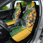 Personalized Rugby South Africa Australia Car Seat Cover Springboks Wallabies Mascot Go Champions - Aussie Hoodie