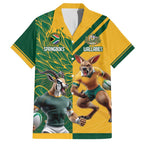 Personalized Rugby South Africa Australia Family Matching Puletasi and Hawaiian Shirt Springboks Wallabies Mascot Go Champions - Aussie Hoodie