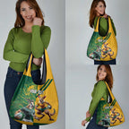 Personalized Rugby South Africa Australia Grocery Bag Springboks Wallabies Mascot Go Champions - Aussie Hoodie