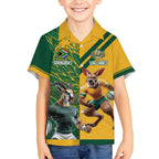 Personalized Rugby South Africa Australia Hawaiian Shirt Springboks Wallabies Mascot Go Champions - Aussie Hoodie