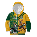 Personalized Rugby South Africa Australia Kid Hoodie Springboks Wallabies Mascot Go Champions - Aussie Hoodie