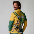Personalized Rugby South Africa Australia Long Sleeve Polo Shirt Springboks Wallabies Mascot Go Champions - Aussie Hoodie