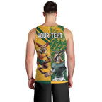 Personalized Rugby South Africa Australia Men Tank Top Springboks Wallabies Mascot Go Champions - Aussie Hoodie