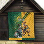 Personalized Rugby South Africa Australia Quilt Springboks Wallabies Mascot Go Champions - Aussie Hoodie