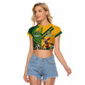 Personalized Rugby South Africa Australia Raglan Cropped T Shirt Springboks Wallabies Mascot Go Champions - Aussie Hoodie