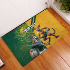 Personalized Rugby South Africa Australia Rubber Doormat Springboks Wallabies Mascot Go Champions - Aussie Hoodie