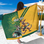 Personalized Rugby South Africa Australia Sarong Springboks Wallabies Mascot Go Champions - Aussie Hoodie