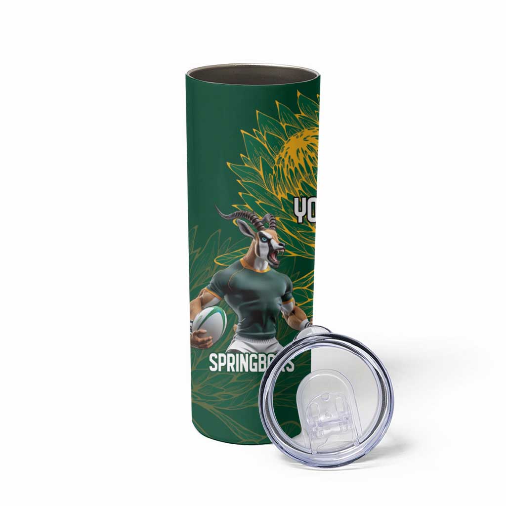 Personalized Rugby South Africa Australia Skinny Tumbler Springboks Wallabies Mascot Go Champions - Aussie Hoodie
