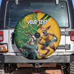 Personalized Rugby South Africa Australia Spare Tire Cover Springboks Wallabies Mascot Go Champions - Aussie Hoodie