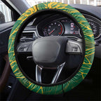 Rugby South Africa Australia Steering Wheel Cover Springboks Wallabies Mascot Go Champions - Aussie Hoodie