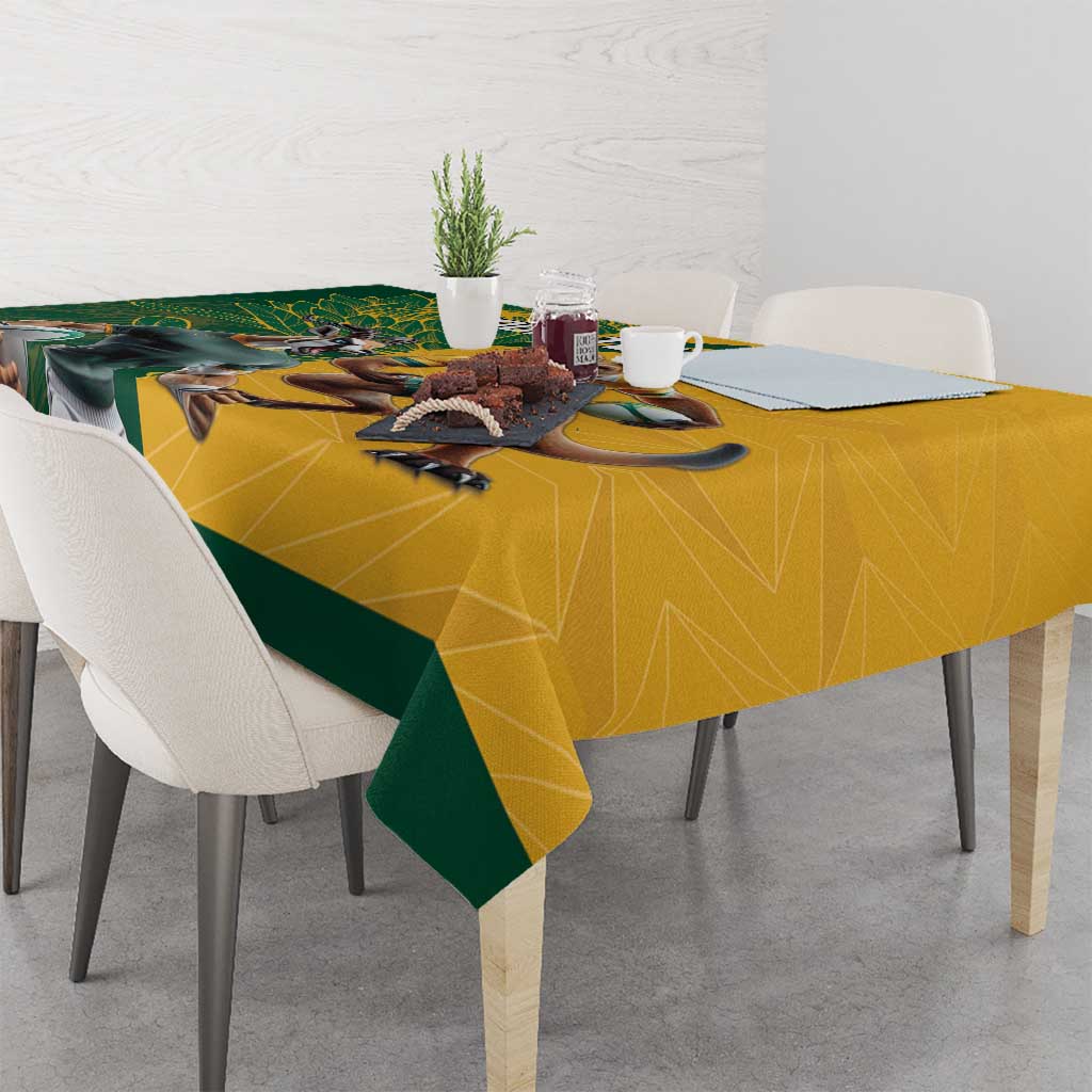 Personalized Rugby South Africa Australia Tablecloth Springboks Wallabies Mascot Go Champions - Aussie Hoodie