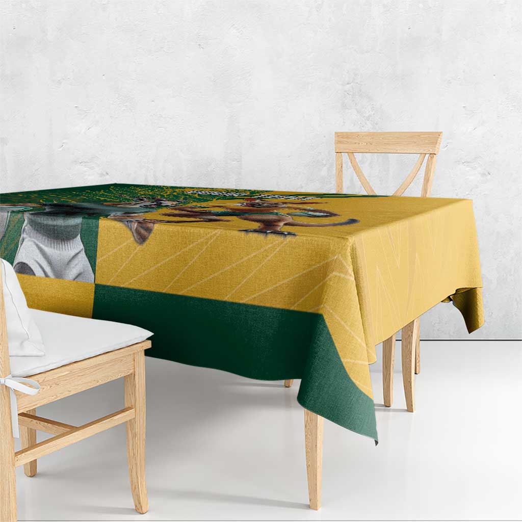 Personalized Rugby South Africa Australia Tablecloth Springboks Wallabies Mascot Go Champions - Aussie Hoodie