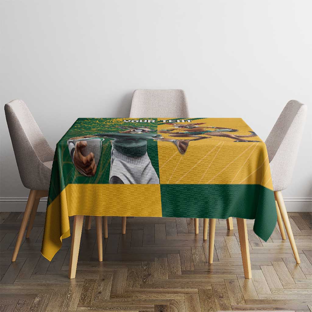 Personalized Rugby South Africa Australia Tablecloth Springboks Wallabies Mascot Go Champions - Aussie Hoodie