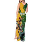 Personalized Rugby South Africa Australia Tank Maxi Dress Springboks Wallabies Mascot Go Champions - Aussie Hoodie