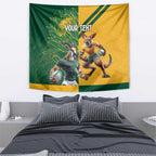 Personalized Rugby South Africa Australia Tapestry Springboks Wallabies Mascot Go Champions - Aussie Hoodie