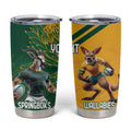 Personalized Rugby South Africa Australia Tumbler Cup Springboks Wallabies Mascot Go Champions - Aussie Hoodie