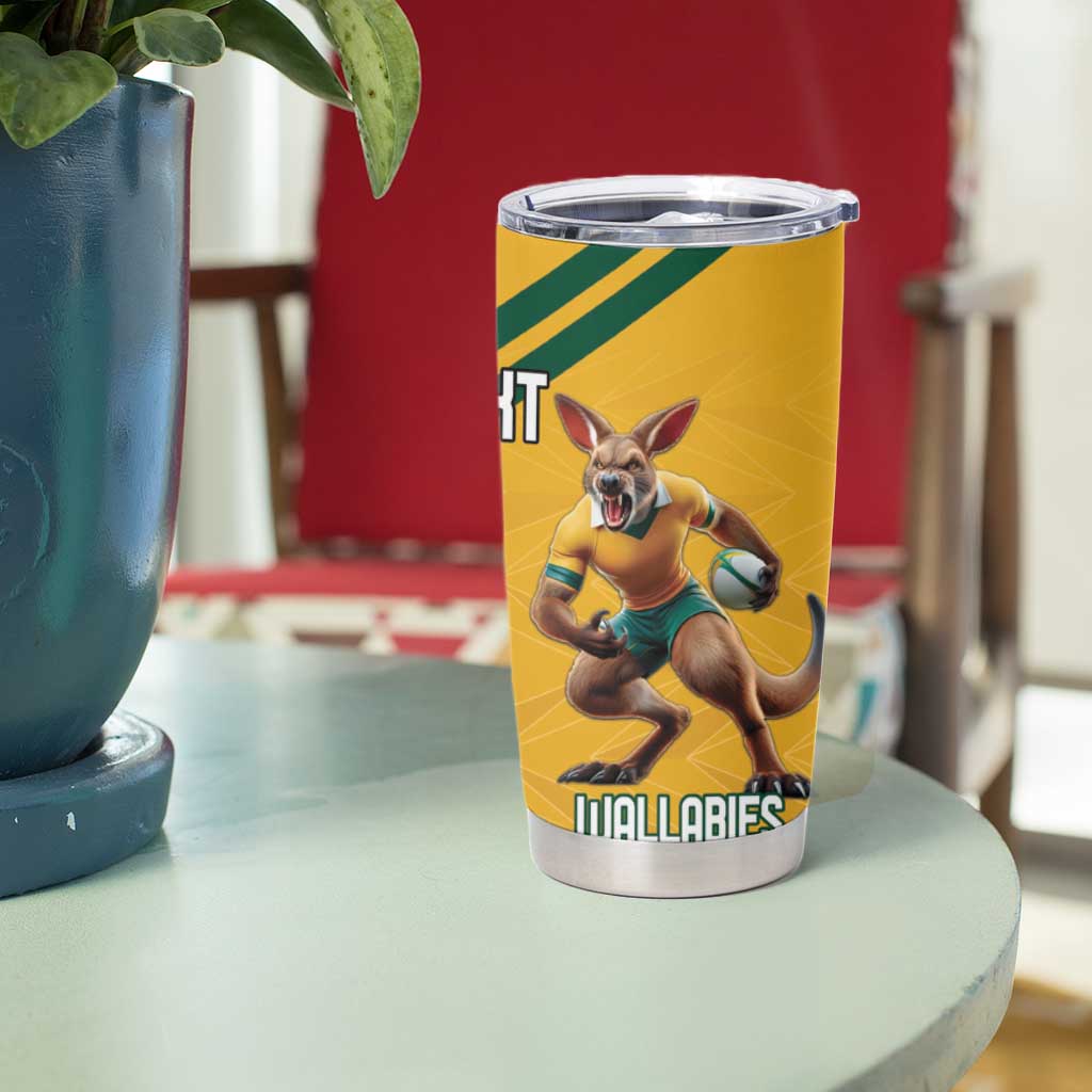 Personalized Rugby South Africa Australia Tumbler Cup Springboks Wallabies Mascot Go Champions - Aussie Hoodie