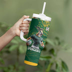 Personalized Rugby South Africa Australia Tumbler With Handle Springboks Wallabies Mascot Go Champions - Aussie Hoodie