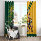 Personalized Rugby South Africa Australia Window Curtain Springboks Wallabies Mascot Go Champions - Aussie Hoodie