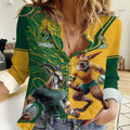 Personalized Rugby South Africa Australia Women Casual Shirt Springboks Wallabies Mascot Go Champions - Aussie Hoodie