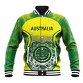 Custom Australia Cricket Baseball Jacket Aboriginal Kangaroo Southern Cross