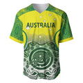 Custom Australia Cricket Baseball Jersey Aboriginal Kangaroo Southern Cross