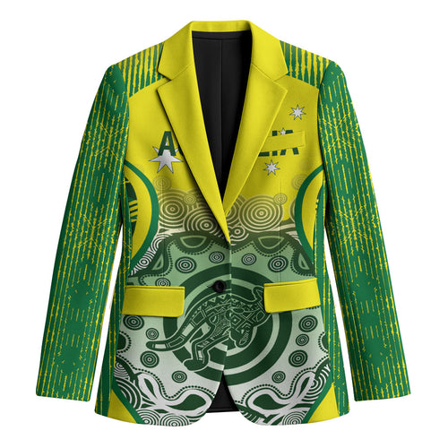 Custom Australia Cricket Blazer Aboriginal Kangaroo Southern Cross