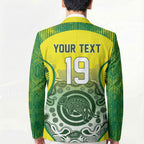 Custom Australia Cricket Blazer Aboriginal Kangaroo Southern Cross