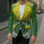 Custom Australia Cricket Blazer Aboriginal Kangaroo Southern Cross