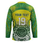 Custom Australia Cricket Hockey Jersey Aboriginal Kangaroo Southern Cross
