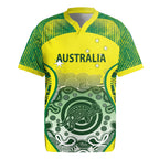 Custom Australia Cricket Rugby Jersey Aboriginal Kangaroo Southern Cross